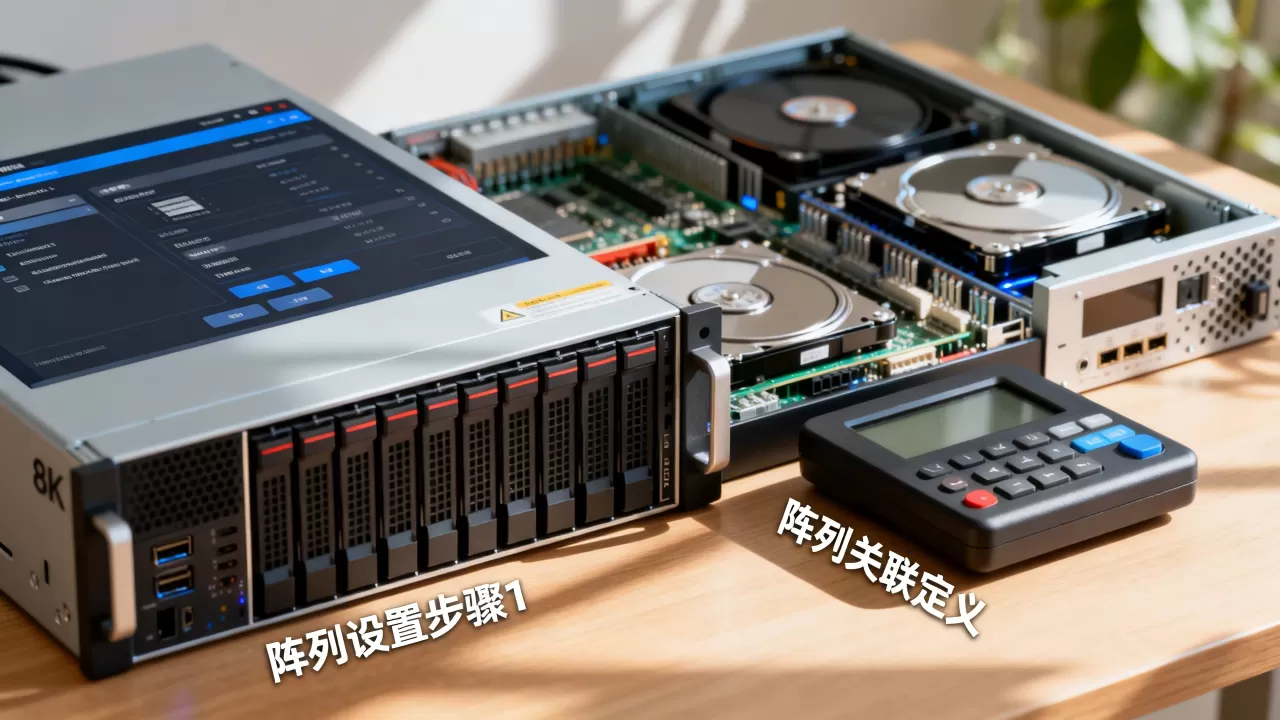 服务器设置阵列选项如何设置？什么是阵列关联？