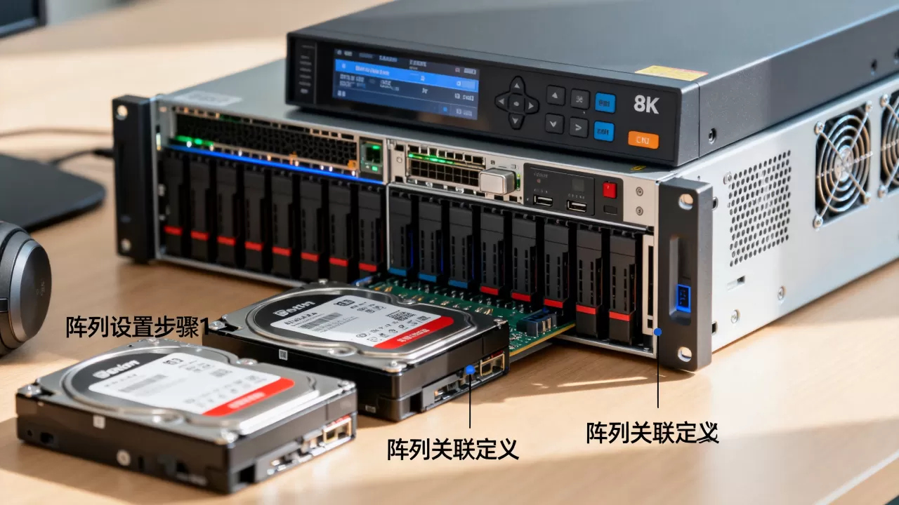 服务器设置阵列选项如何设置？什么是阵列关联？