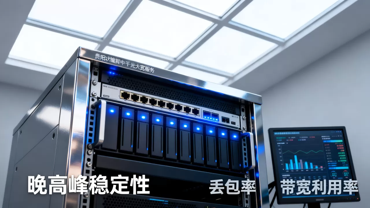贵阳千兆大带宽服务器晚高峰稳定性怎么看?,关键指标有哪些? 贵阳千兆大带宽服务器晚高峰稳定性怎么看?,关键指标有哪些?