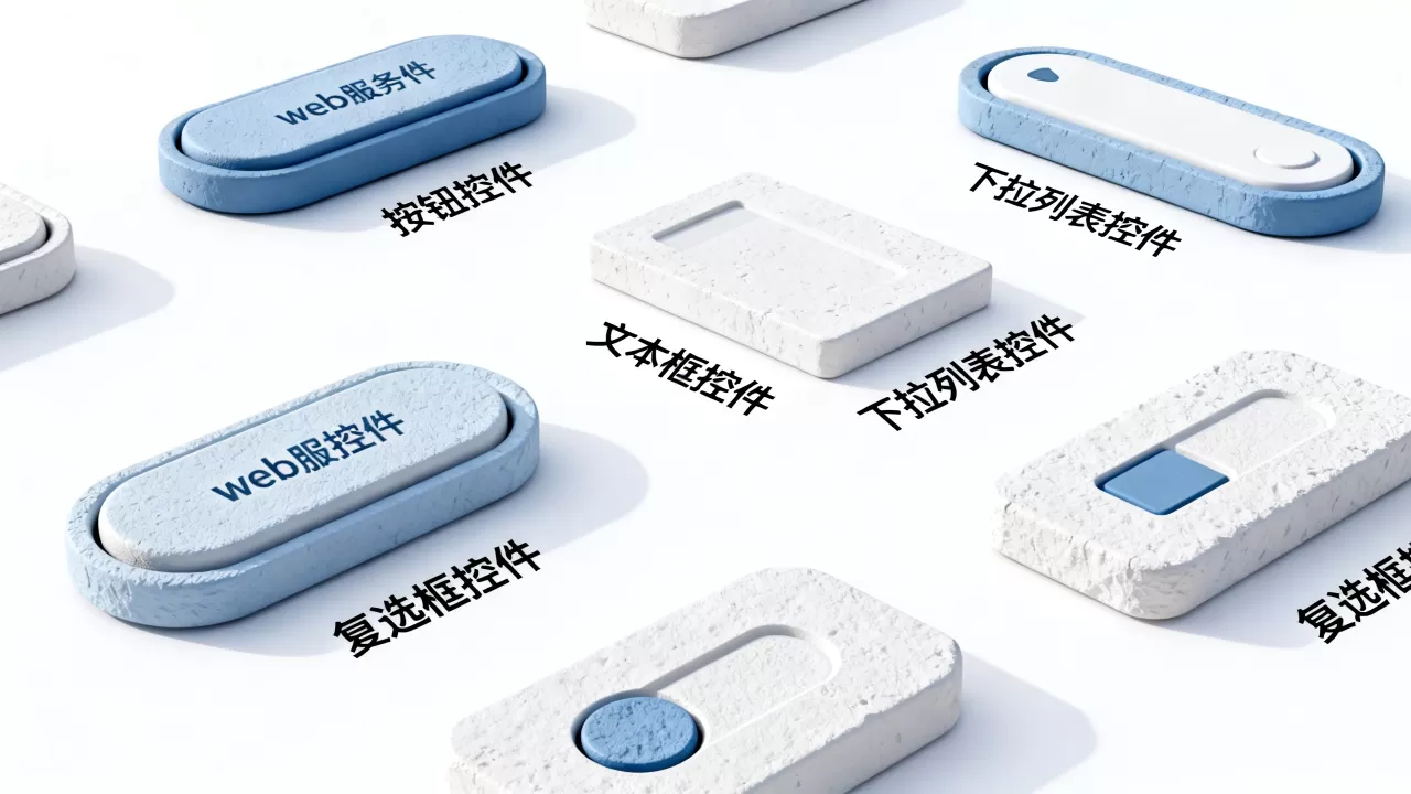 web服务器控件具体分为哪些类别，如何选择