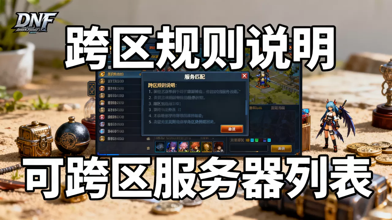 DNF哪些服务器玩家可以一起玩，DNF跨区规则是什么