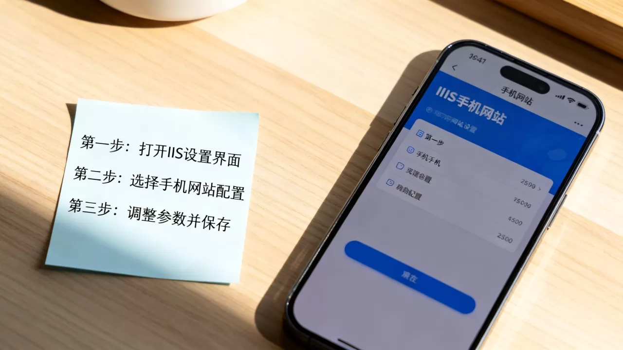 IIS手机网站如何设置？,具体步骤是什么？