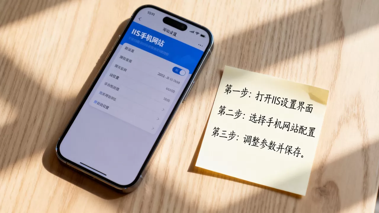 IIS手机网站如何设置？,具体步骤是什么？
