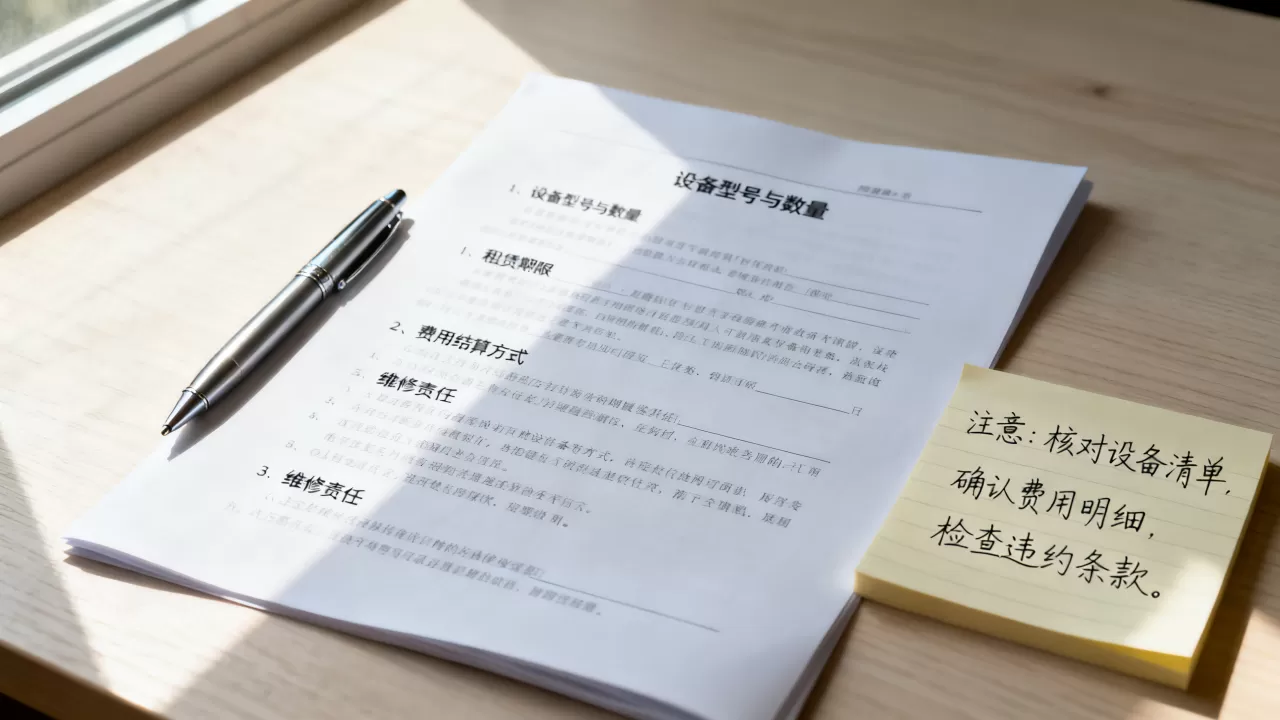 贵阳整机租用签约前要看清哪些合同条款？，注意事项有哪些？