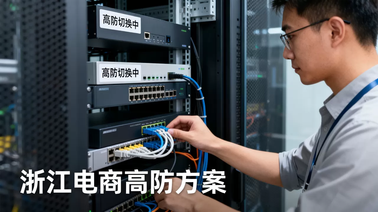 浙江电商网站被攻击后如何切换高防？，高防切换方案有哪些？