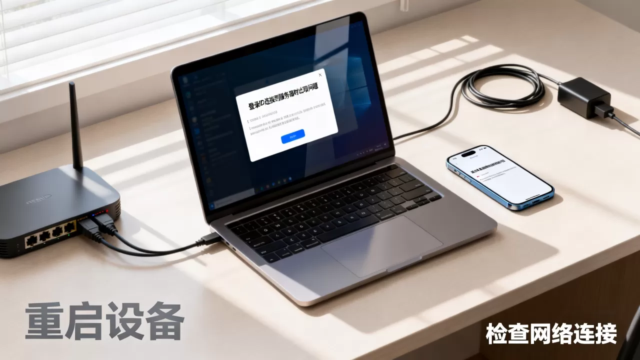 登录ID连接到服务器时出现问题怎么解决？，是什么原因