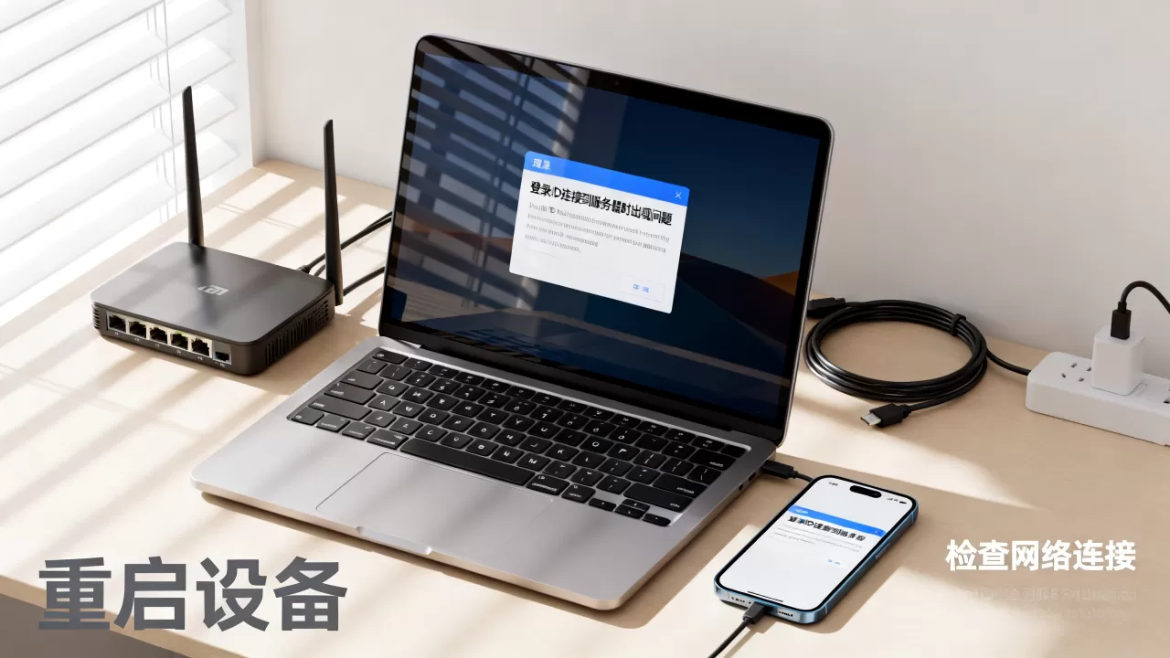 登录ID连接到服务器时出现问题怎么解决？，是什么原因