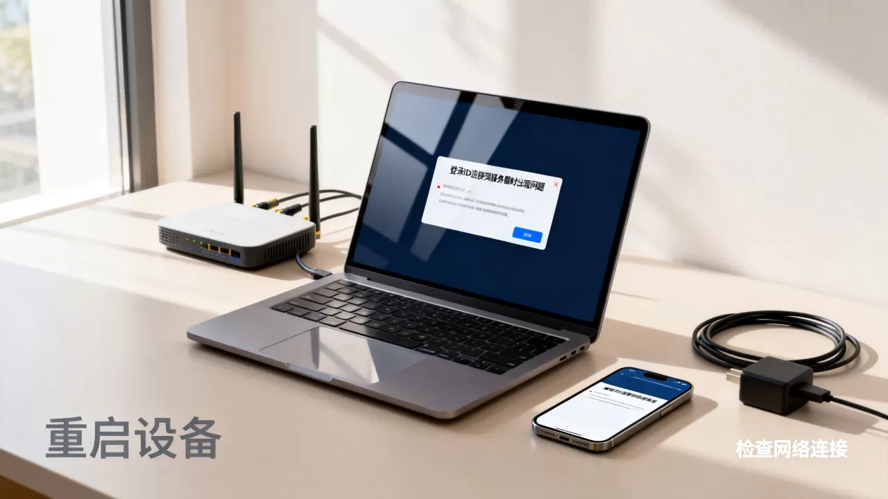 登录ID连接到服务器时出现问题怎么解决？，是什么原因