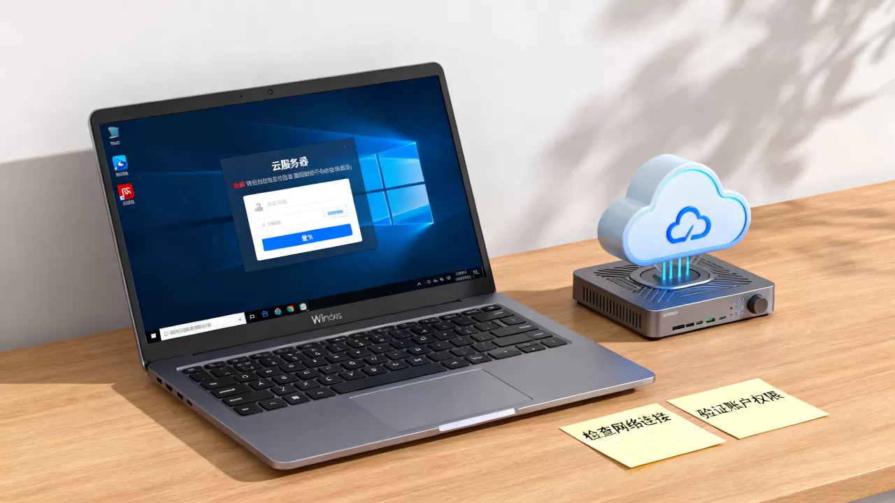 Win10无法登录云服务器怎么办，原因是什么？
