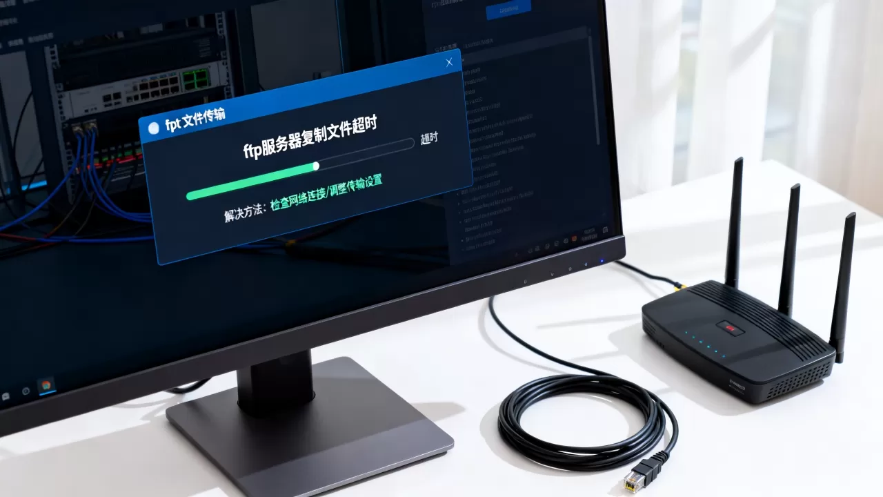 ftp服务器复制文件超时怎么解决？，原因是什么