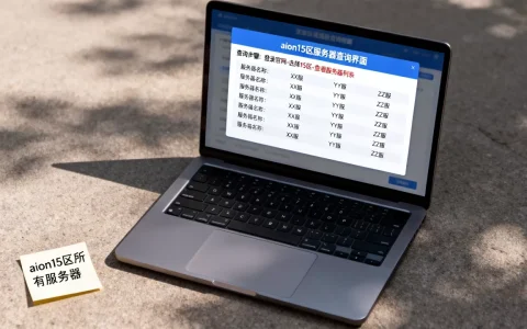 aion15区具体有哪些服务器，如何查询所有服务器列表