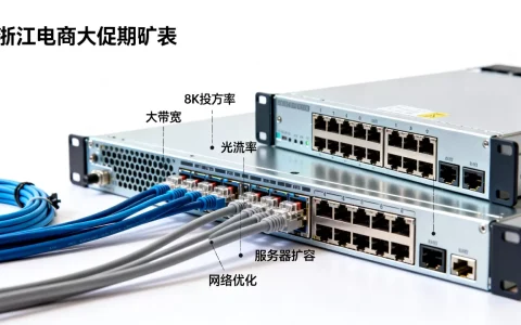 浙江电商大促期大带宽服务器怎么扩容