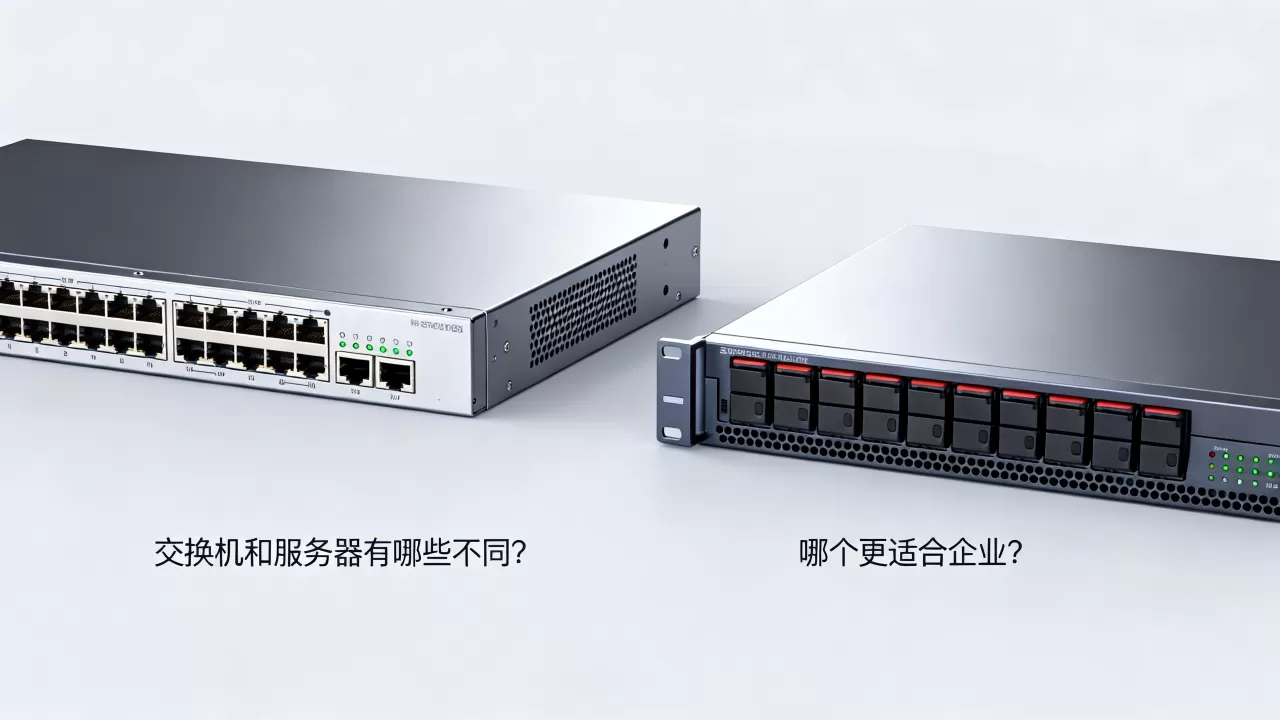 交换机和服务器有哪些不同？哪个更适合企业？
