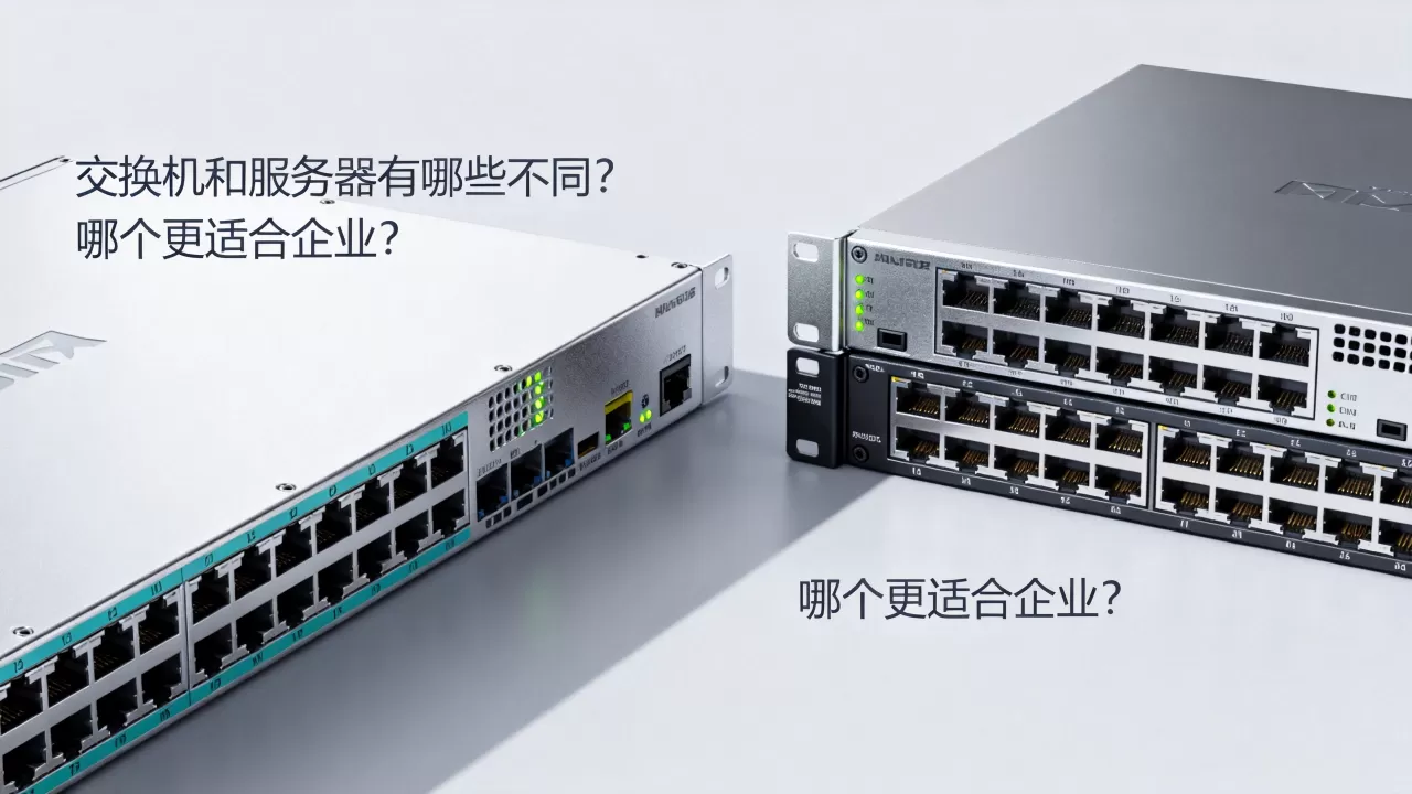 交换机和服务器有哪些不同？哪个更适合企业？
