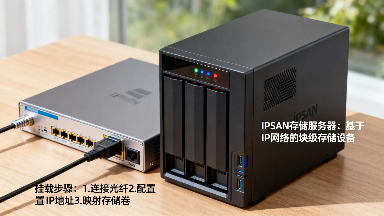 节点服务器如何挂载NAS存储？，ipsan存储服务器是什么？