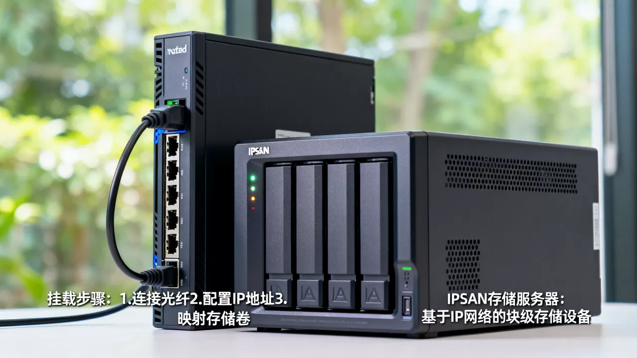 节点服务器如何挂载NAS存储？，ipsan存储服务器是什么？