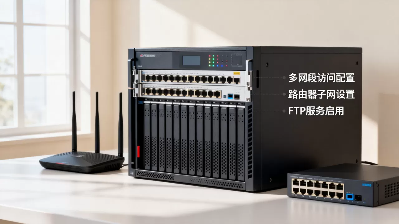 FTP服务器多网段访问能实现吗，怎么设置？