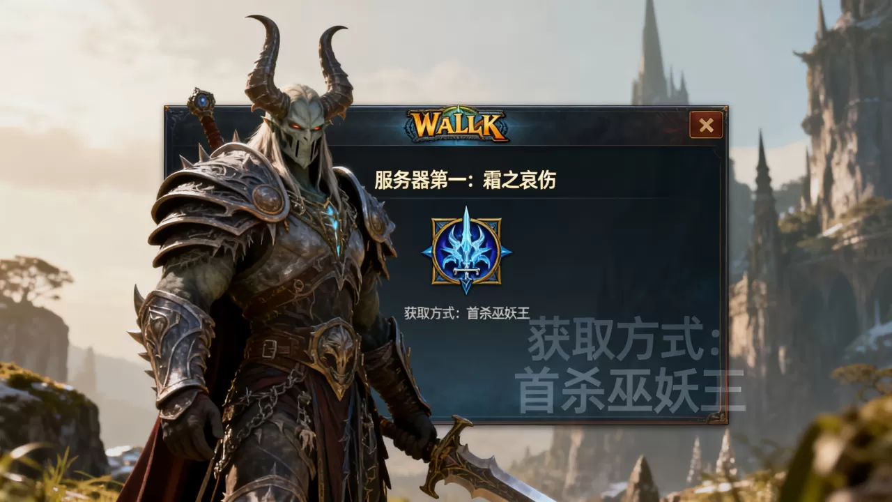 WLK有哪些服务器第一的成就，怎么获得？