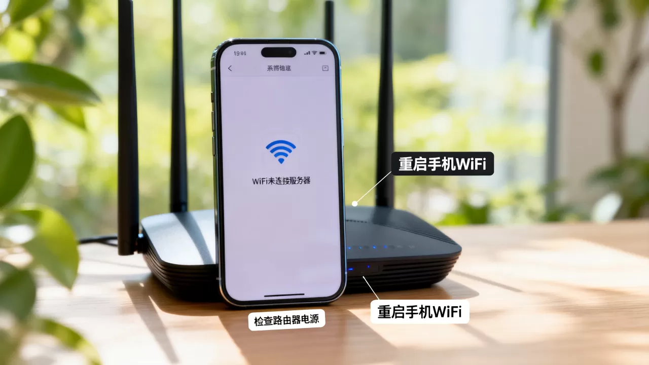 手机WiFi显示未连接服务器怎么回事,怎么解决? 手机WiFi显示未连接服务器怎么回事,怎么解决?