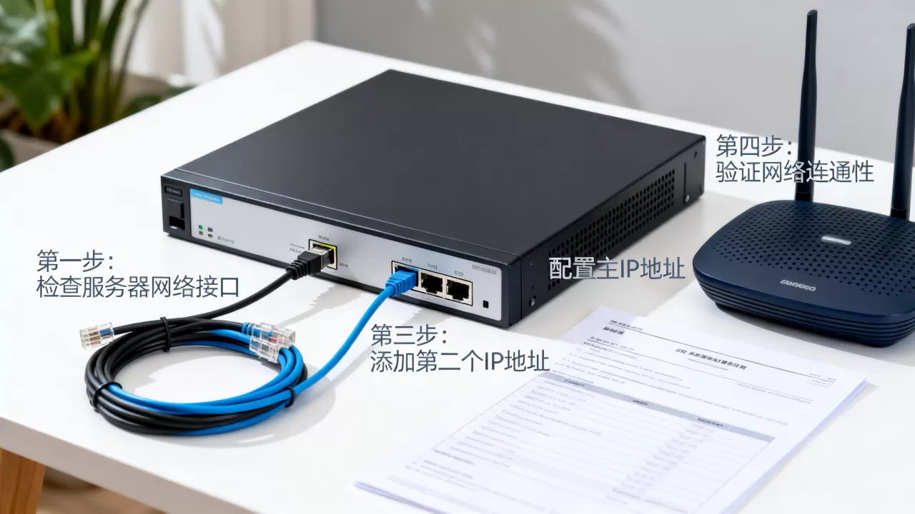 一台服务器两个内网ip如何配置？，具体步骤是什么？
