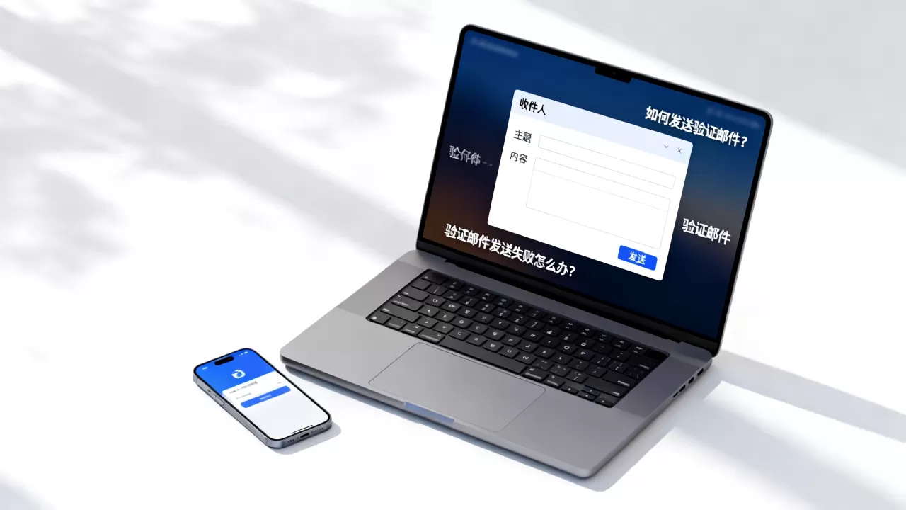 如何发送验证邮件？，验证邮件发送失败怎么办？