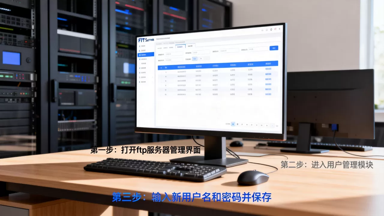 ftp服务器怎么创建用户名和密码，具体操作步骤是什么？