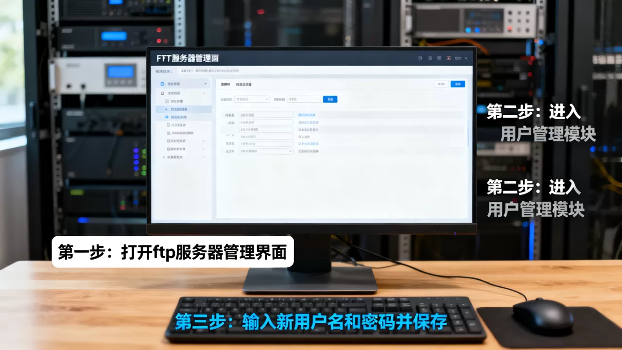 ftp服务器怎么创建用户名和密码，具体操作步骤是什么？
