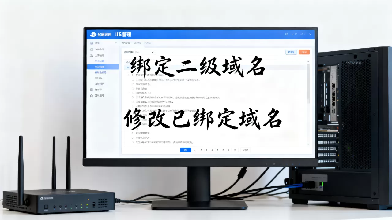 IIS如何绑定二级域名?,如何修改已绑定域名 IIS如何绑定二级域名?,如何修改已绑定域名