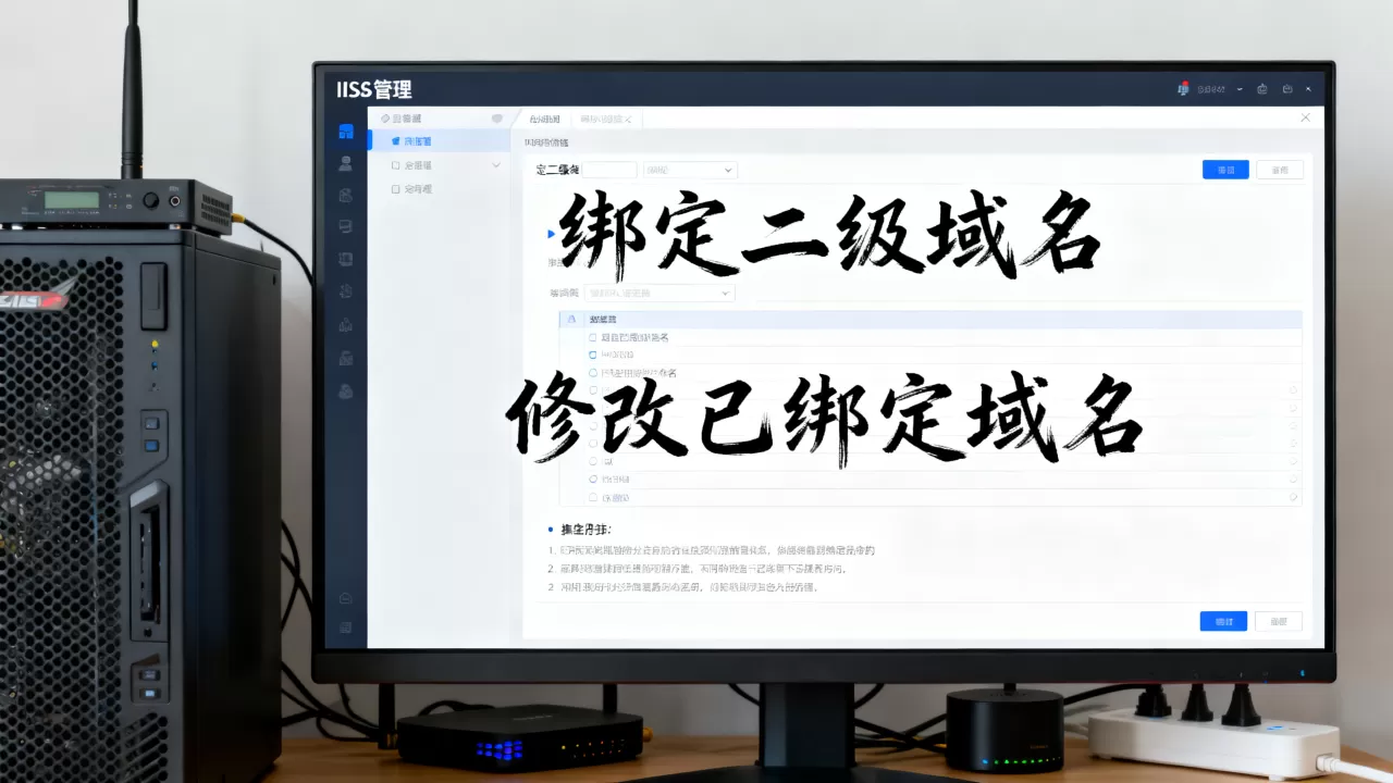 IIS如何绑定二级域名?,如何修改已绑定域名 IIS如何绑定二级域名?,如何修改已绑定域名