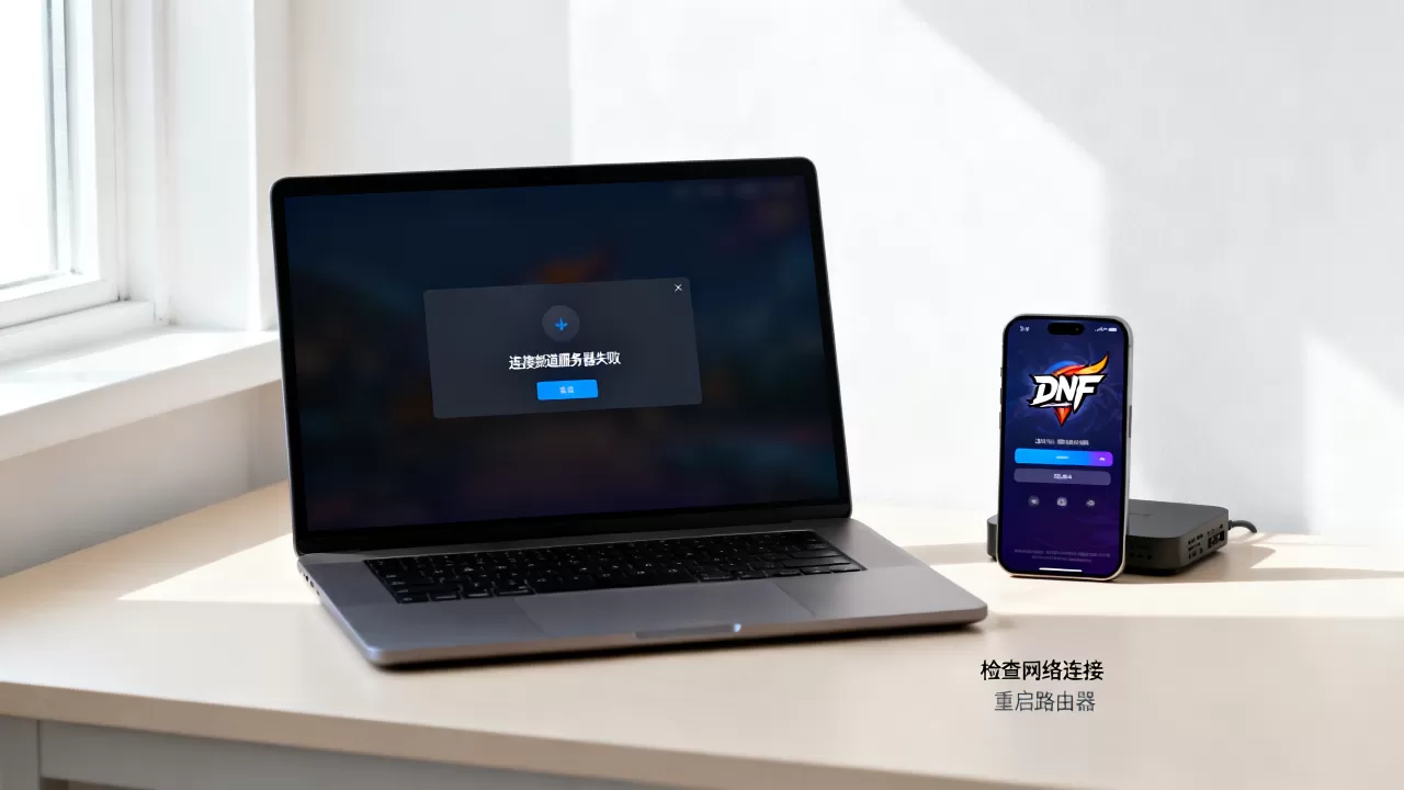 为什么DNF一直自动连接频道服务器失败，怎么办？