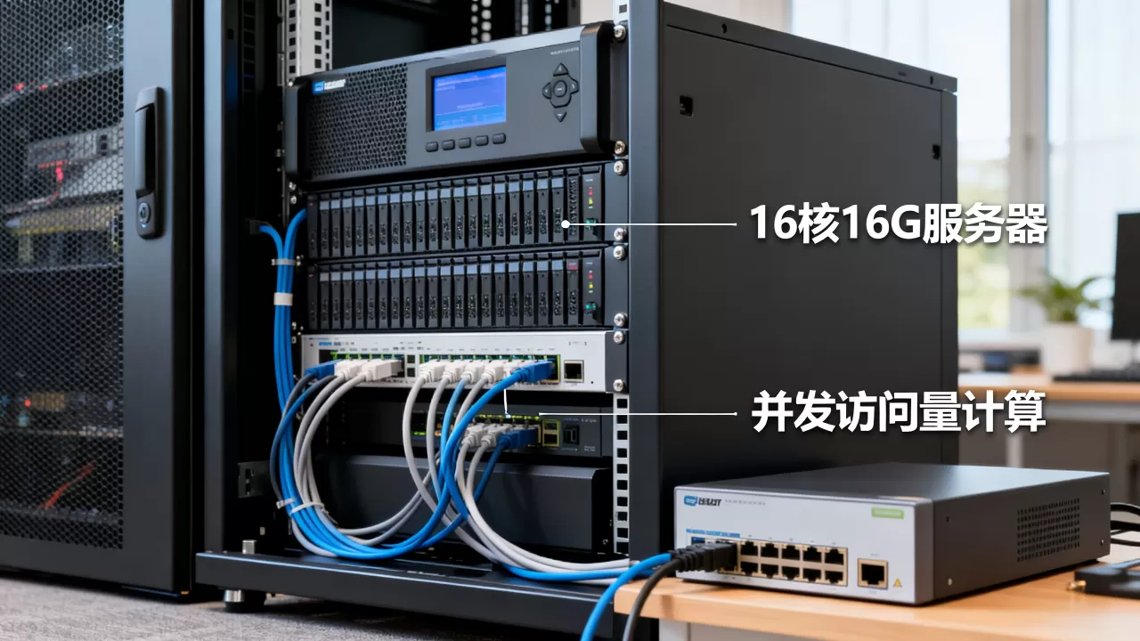 16核16G服务器能容纳多少人?,网站并发访问量怎么算? 16核16G服务器能容纳多少人?,网站并发访问量怎么算?