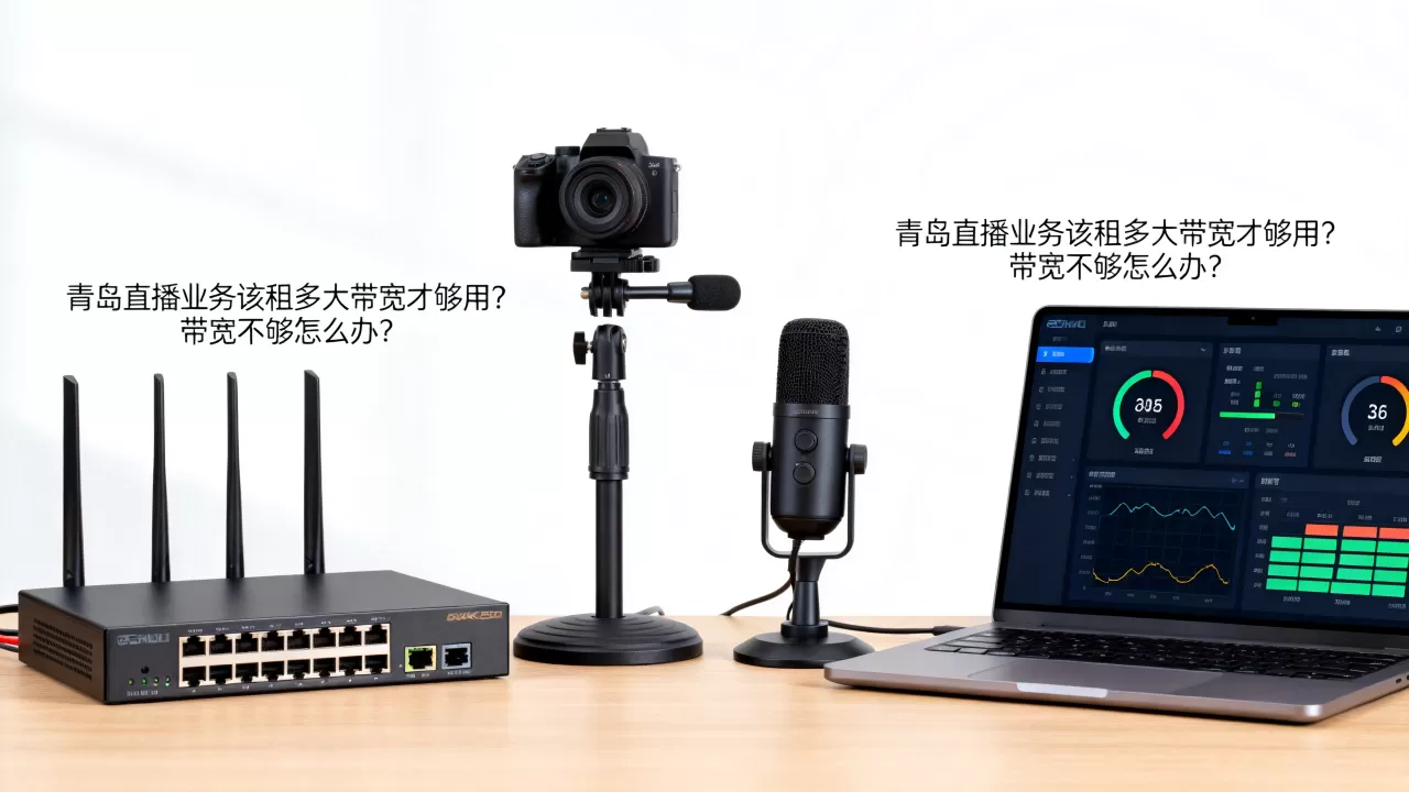 青岛直播业务该租多大带宽才够用？带宽不够怎么办？