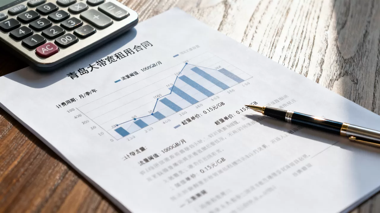 青岛大带宽租用合同计费口径是什么，怎么避免费用陷阱？