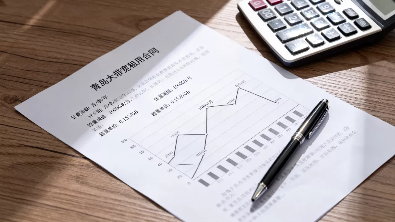 青岛大带宽租用合同计费口径是什么，怎么避免费用陷阱？