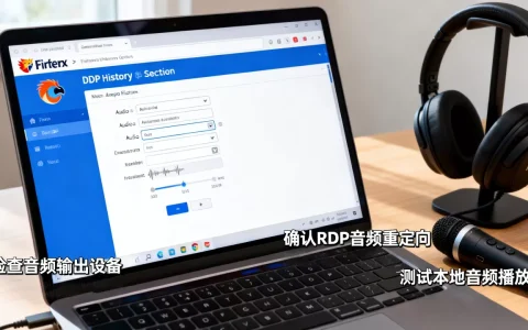 Firefox RDP历史会话没有声音怎么办，是什么原因？