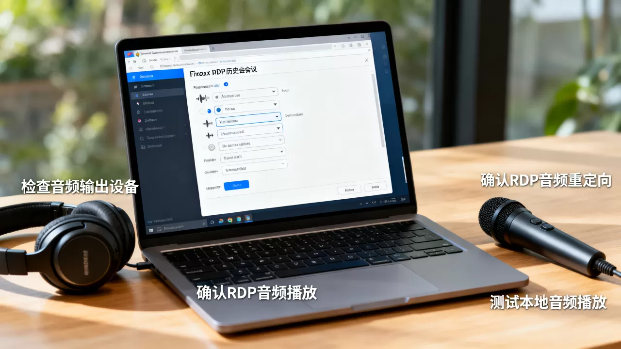 Firefox RDP历史会话没有声音怎么办，是什么原因？