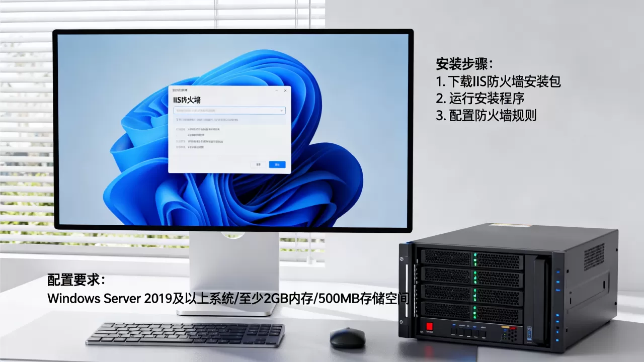 如何正确安装IIS防火墙，配置要求是什么？