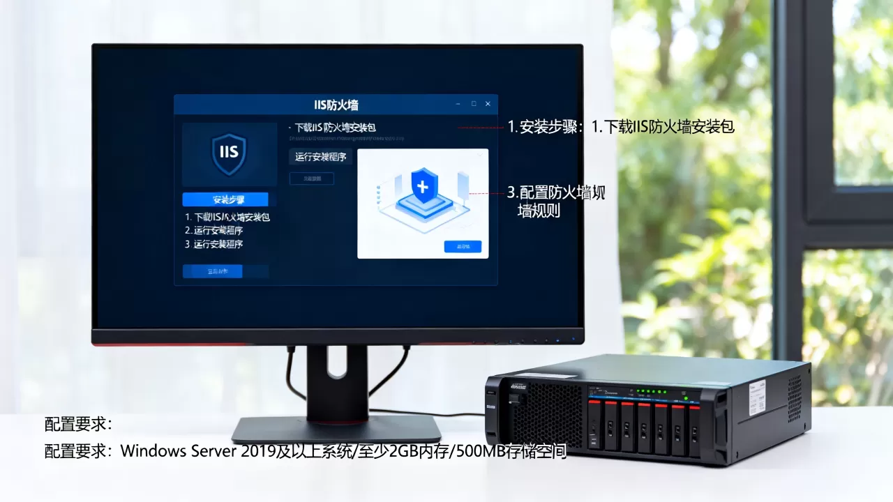 如何正确安装IIS防火墙，配置要求是什么？