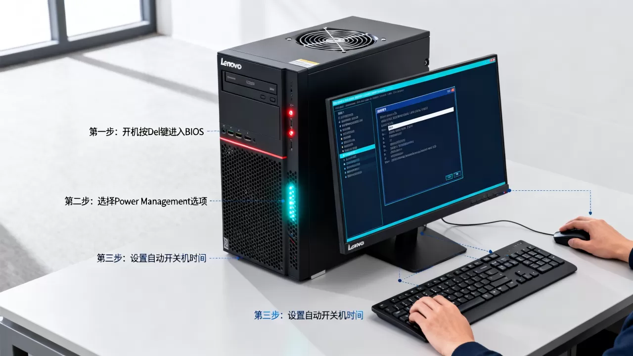 联想SR550服务器怎么设置自动开关机，操作步骤有哪些？