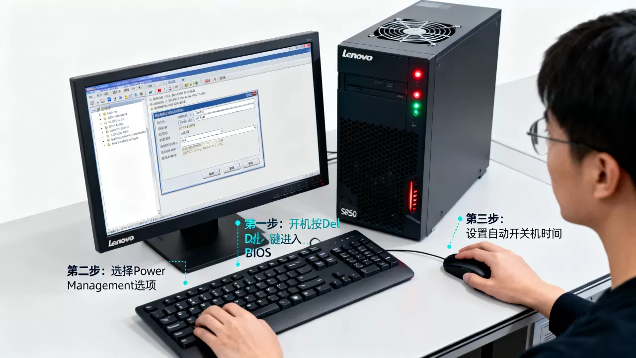 联想SR550服务器怎么设置自动开关机，操作步骤有哪些？