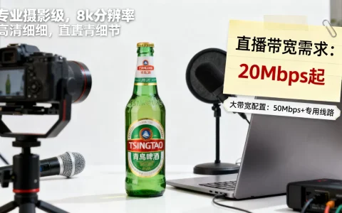 青岛啤酒直播带货需要多大带宽，大带宽配置清单是什么