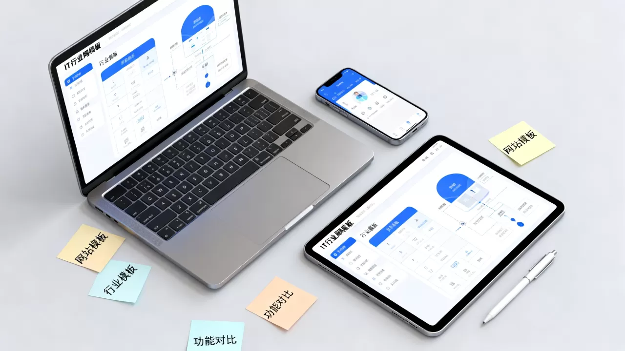 IT行业网站模板和行业模板怎么选，哪个好？