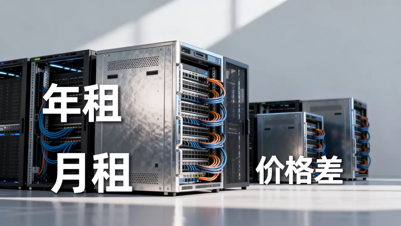 青岛服务器租用价格一年和按月差多少，怎么选？