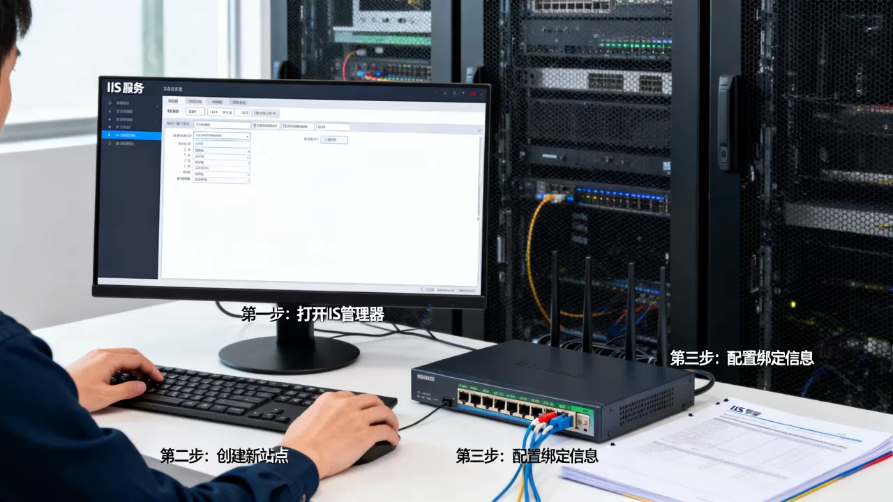 IIS服务配置多站点有哪些步骤?,怎么设置 IIS服务配置多站点有哪些步骤?,怎么设置