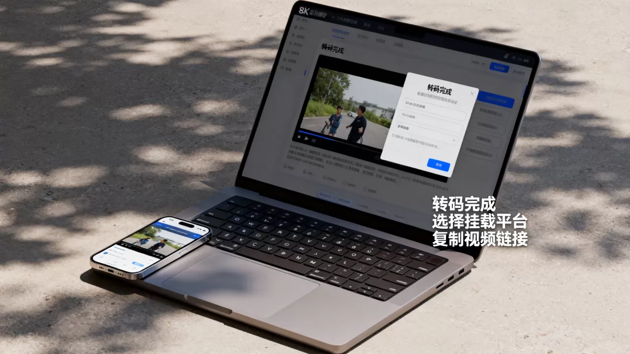 如何将转码后的视频挂载到其他网站？，如何挂载视频