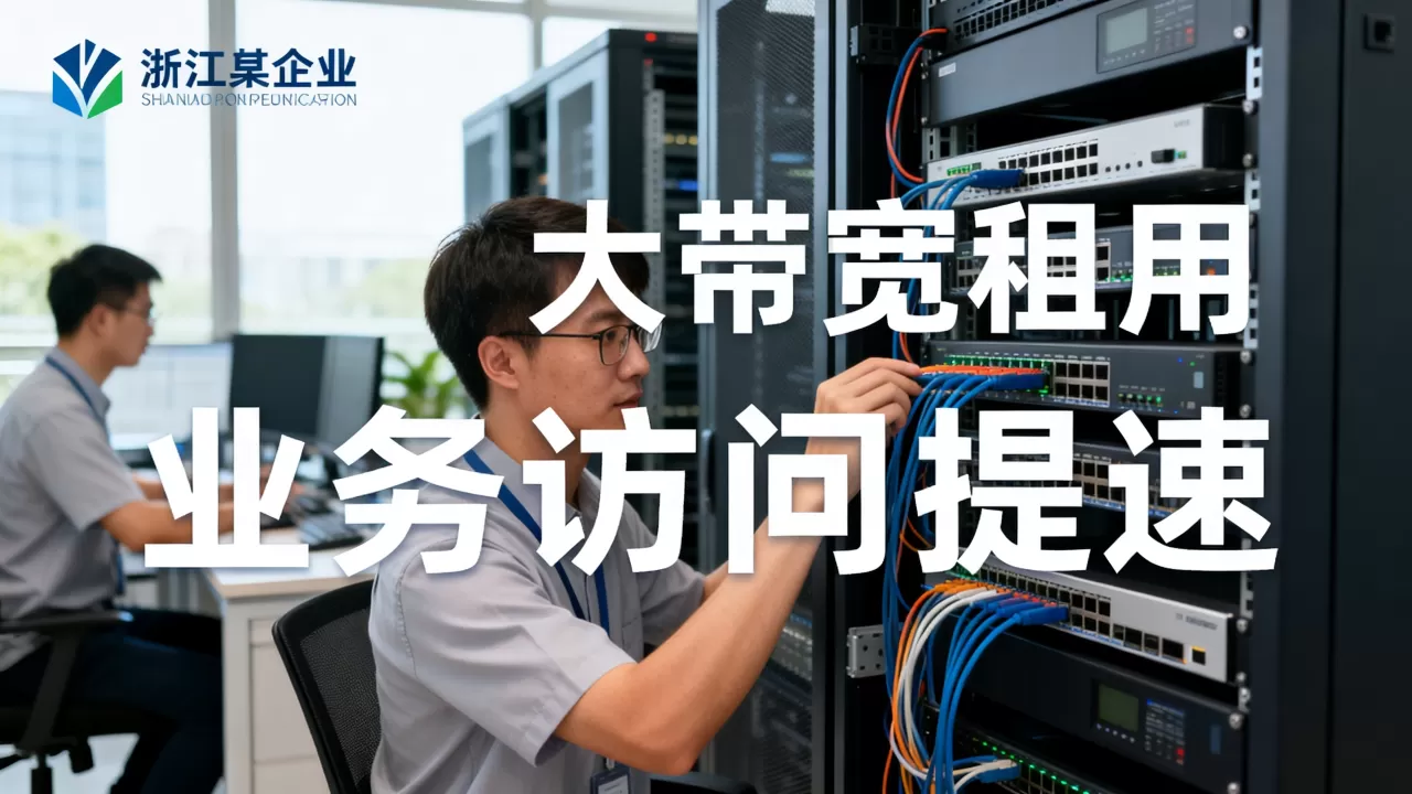 浙江业务访问慢怎么提速，租用大带宽多少钱？