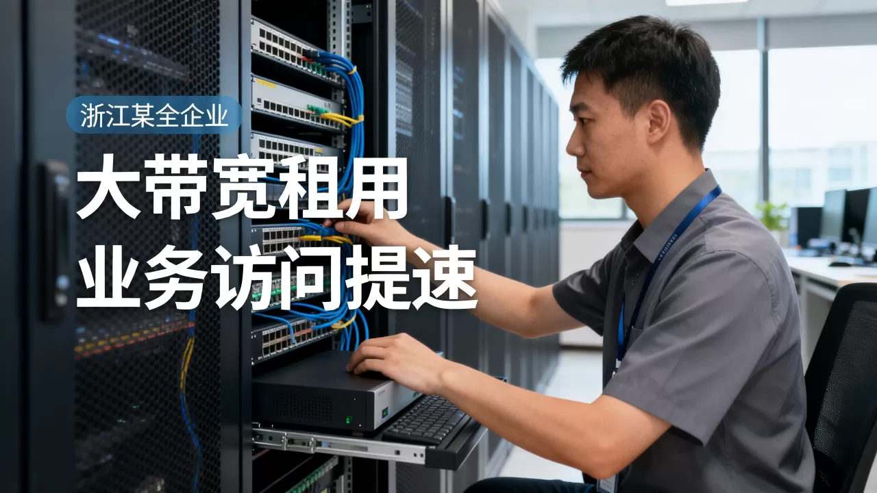 浙江业务访问慢怎么提速，租用大带宽多少钱？