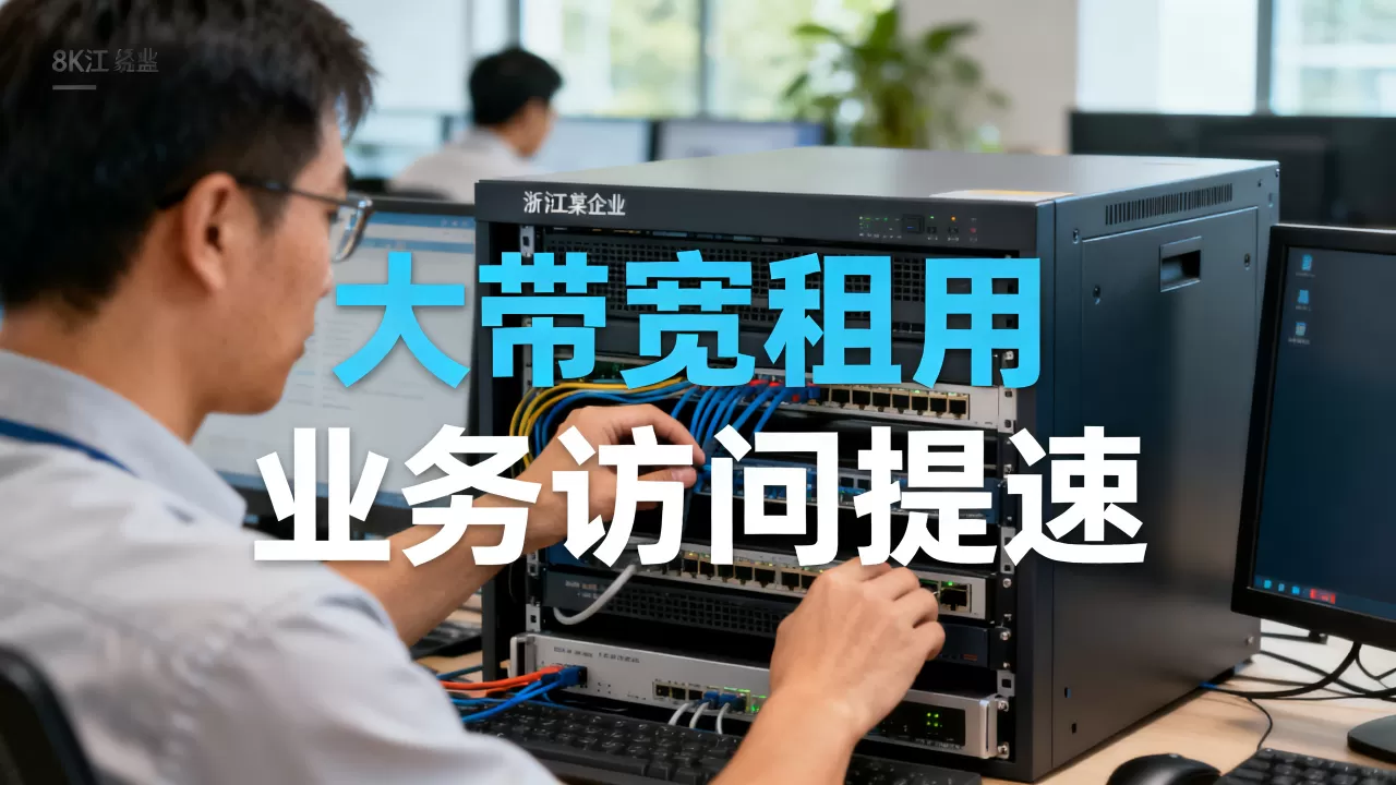 浙江业务访问慢怎么提速，租用大带宽多少钱？