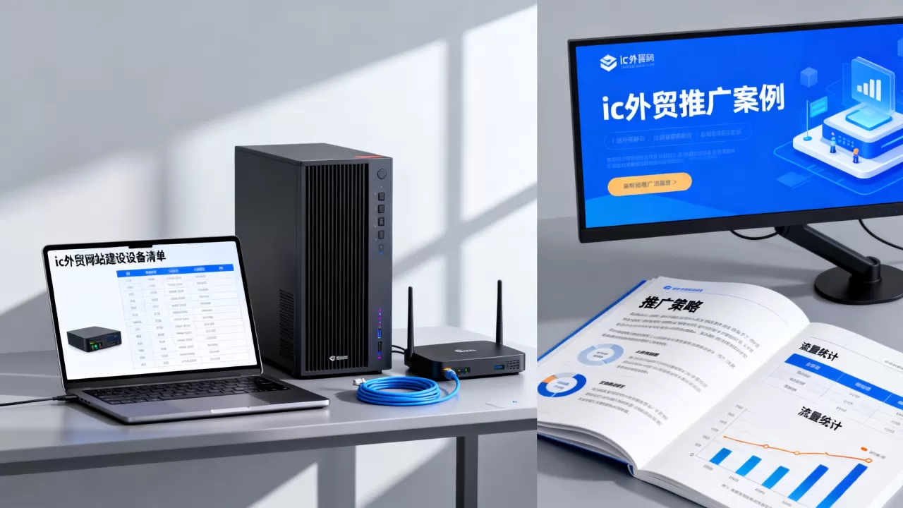 ic外贸网站建设需要哪些设备？，怎么推广？