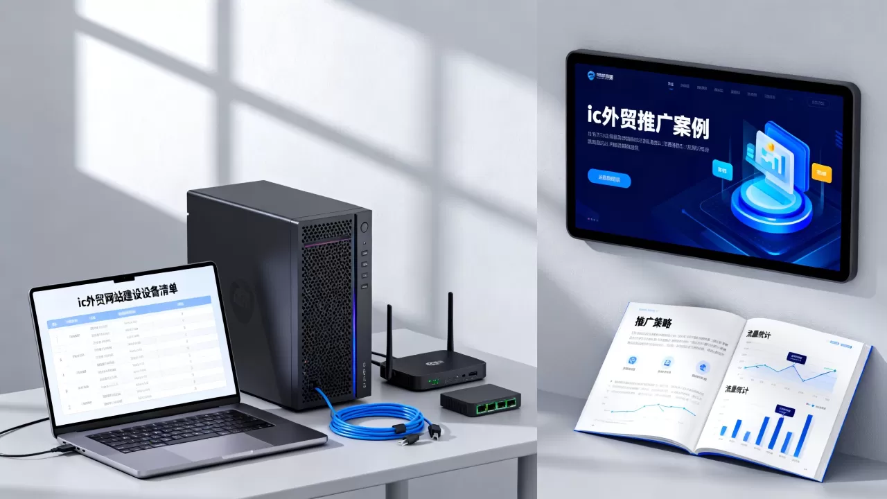 ic外贸网站建设需要哪些设备？，怎么推广？